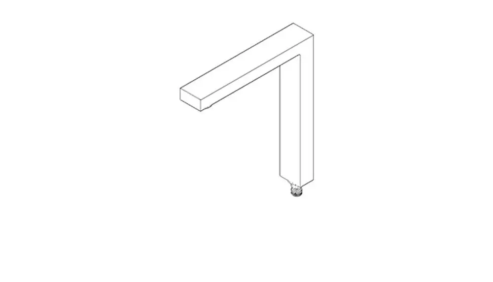 DORNBRACHT Auslauf ERSATZTEILE 90110619205 221 x 199 x 36 mm, 7 l/min. Chrom, 90110619205-00 Galeriebild 1